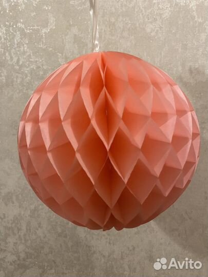 Украшение для праздника шар бумажный икеа