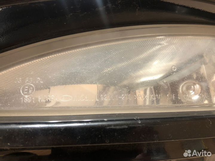 Противотуманная фара kia optima левая с дхо