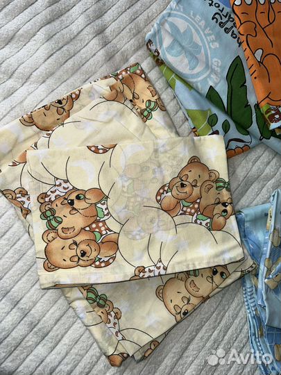 Детское постельное белье 120 60 на резинке