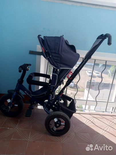Детский велосипед с ручкой бу