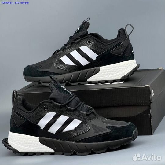 Кроссовки Adidas ZX 1000 Black (Арт.65802)