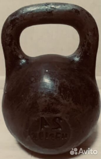 Гиря 24 кг бу СССР