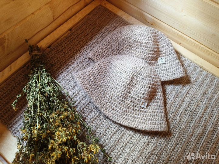 Шапка для бани и сауны