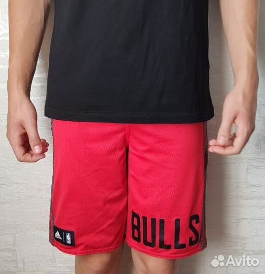 Двусторонние шорты adidas nba chicago bulls ориг