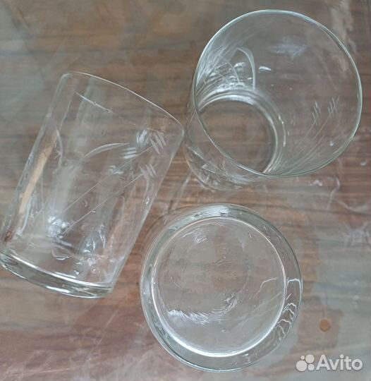 Стаканы тонкое стекло СССР