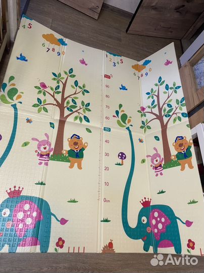 Складной детский коврик для ползания 180*160