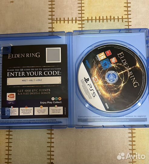 Elden ring ps5 диск
