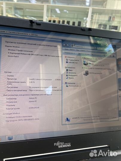 Fujitsu Siemens Amilo L7320gw 1700Ггц, 120Гб, 1Гб
