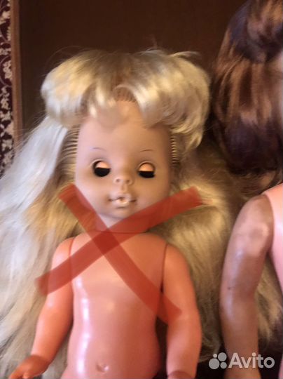 Куклы гдр. Бронь на 2 куклы с длинными волосами