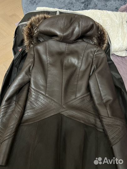 Дубленка натуральная женская мех лиса