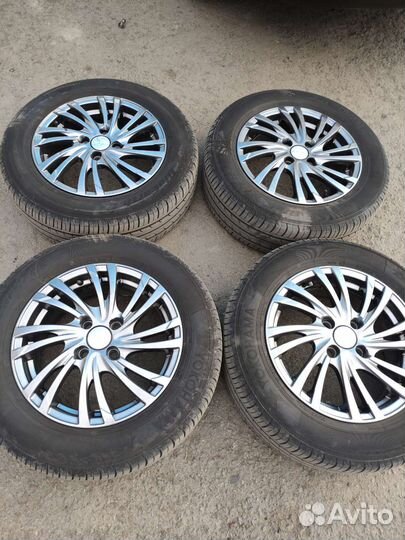Литые диски r15 на ваз vesta с летними шинами