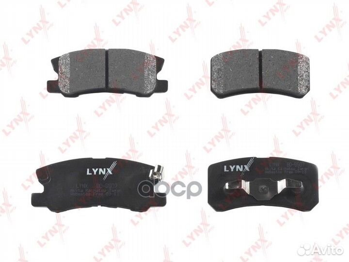 Колодки тормозные дисковые задние BD-5507 lynxauto