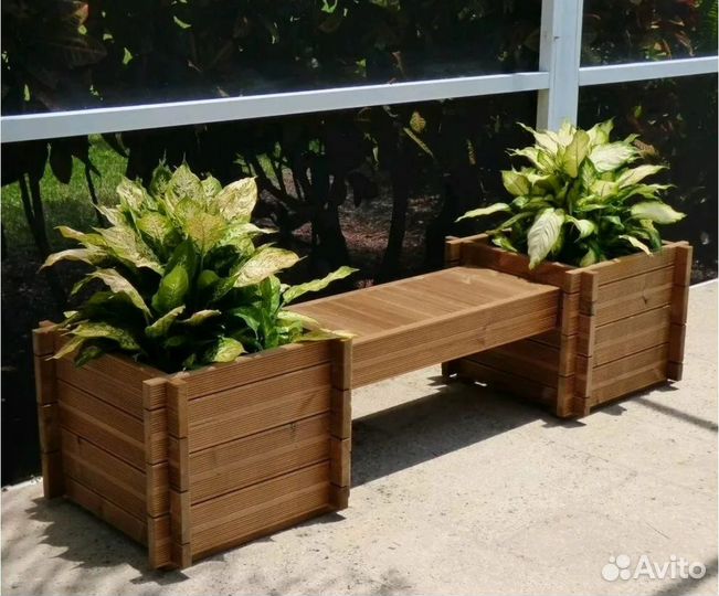 Вазоны для цветов из дерева