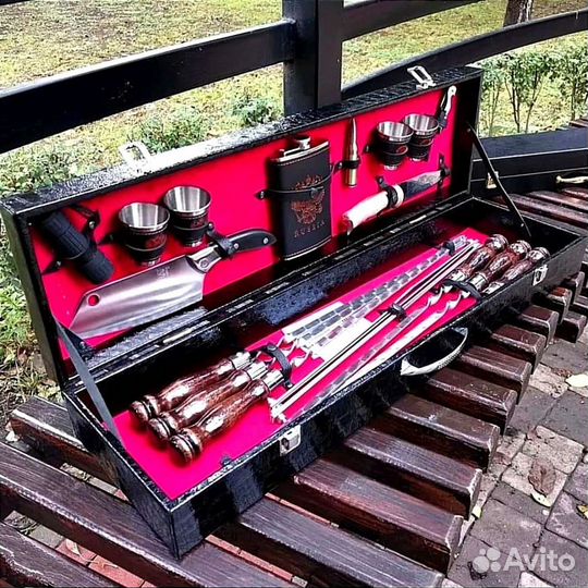 Шампура Подарочные набор в кейсе Vip