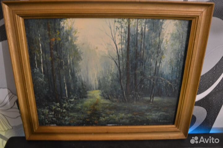 Картина Курицын С.П. 1996г. Оригинал. 50см*40см