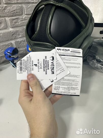 Боксерский шлем Venum Elite Хаки