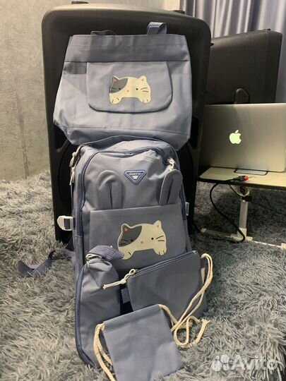 Школьный рюкзак, портфель, сумка, ранец 5 в 1