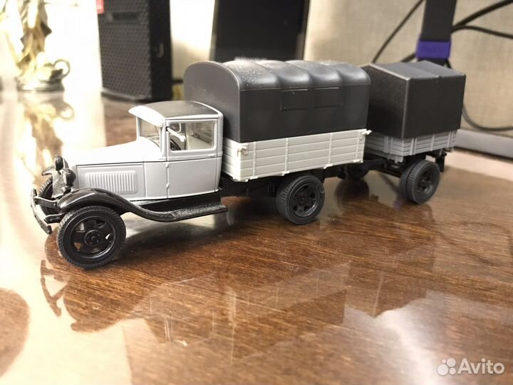 Газ-аа полуторка с прицепом