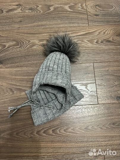 Детская шапка +снуд