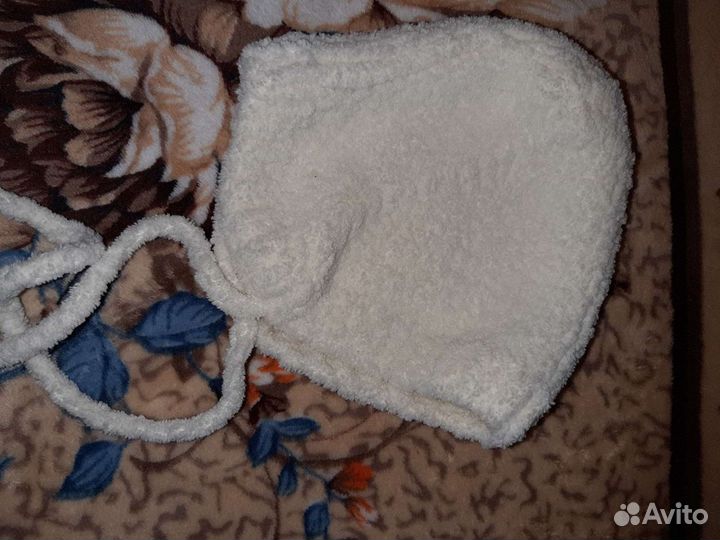 Шапка зимняя на новорождённого малыша