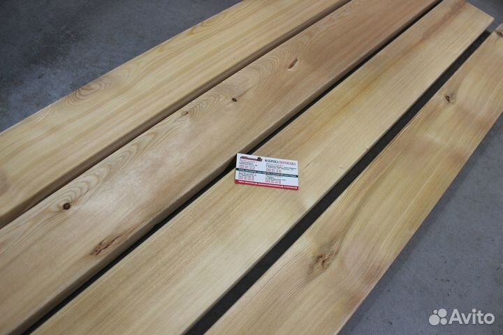 Доска террасная Лиственница 27х115мм 4м