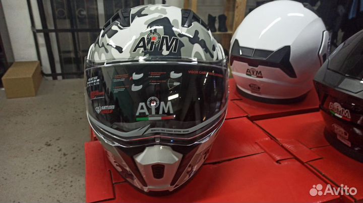 Снегоходный шлем AiM JK906 Camouflage