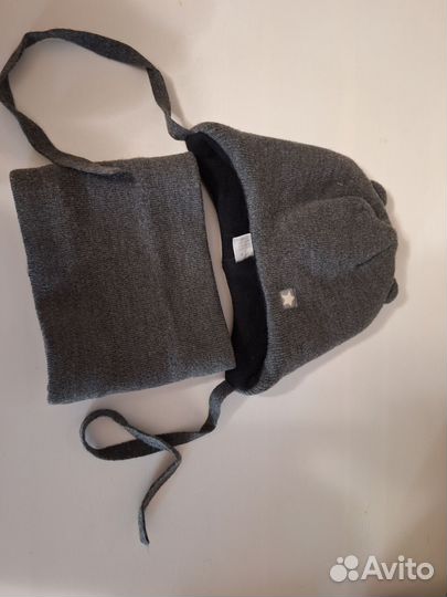 Комплект шапка и снуд