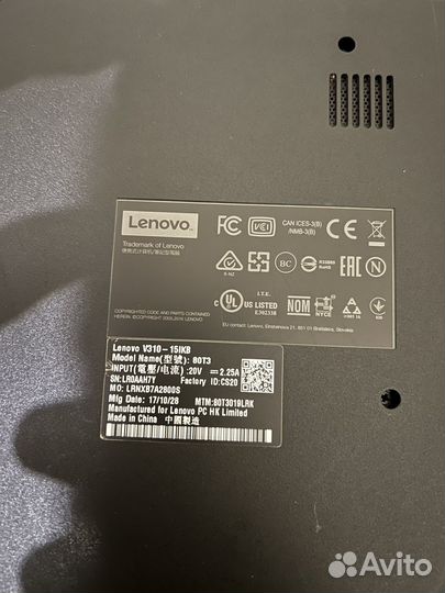 Ноутбук lenovo