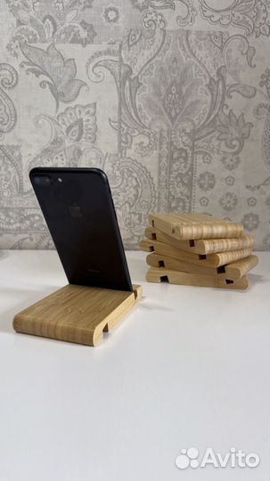 Подставка для телефона IKEA деревянная