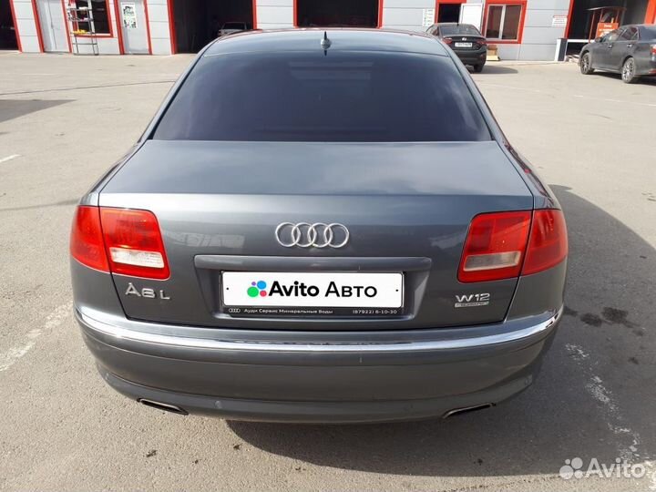 Audi A8 6.0 AT, 2007, 156 000 км