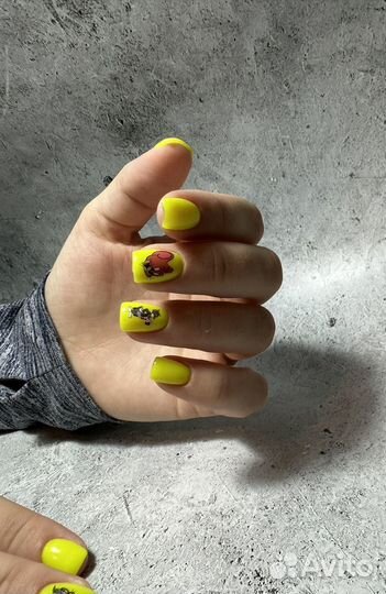 Гель лак,наращивание