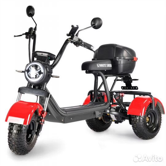 Электротрицикл White Siberia Trike Mini 1500W