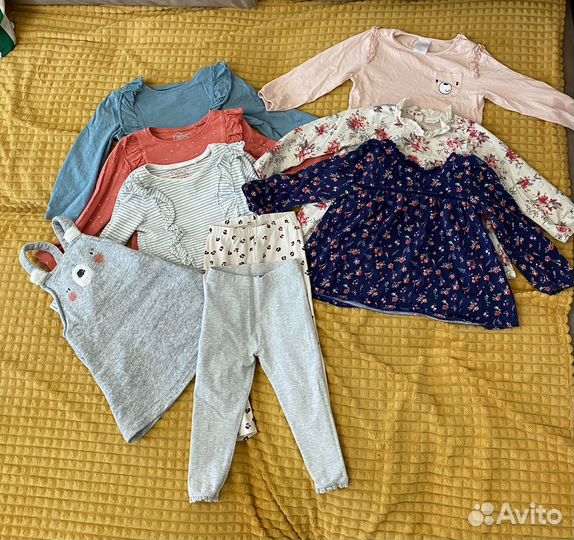 Вещи пакетом на девочку 2-4 года next