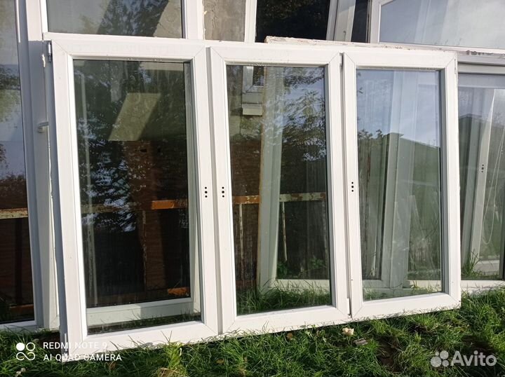 Окно из новостройки пвх В 1550 ш 2240