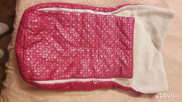 Конверт в коляску/санки меховой