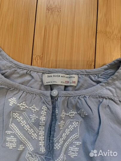 Рубашка zara для девочки