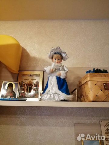Кукла снегурочка музыкальная 30см