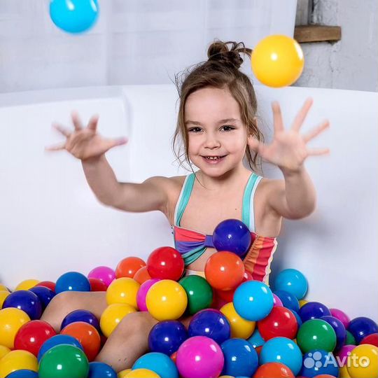 Шарики для сухого бассейна 7,5 см, набор 150 штук