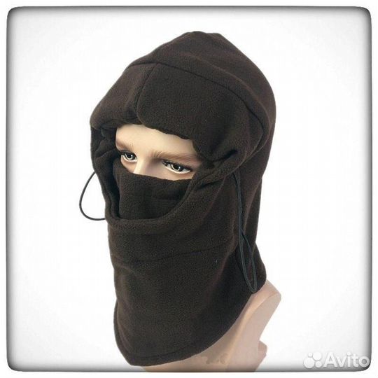 Капюшон флисовый подшлемник теплая на меху