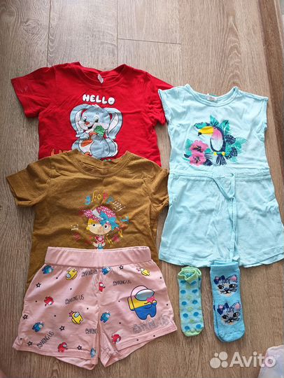 Детские вещи пакетом на 3-4 года