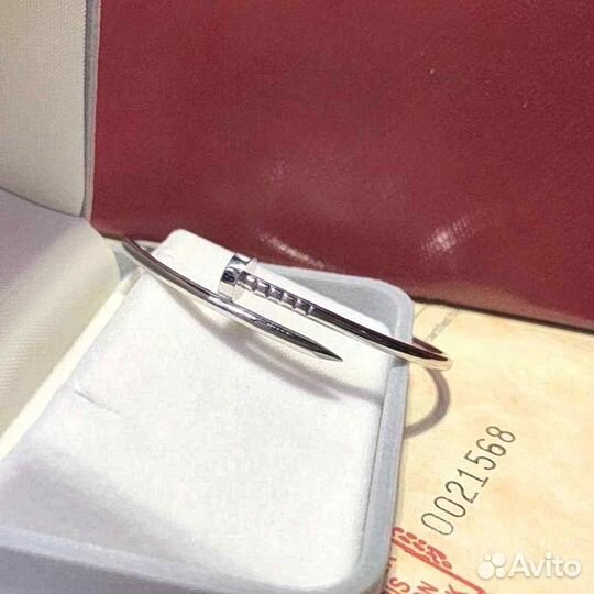 Браслет Cartier Juste un Clou, белое золото