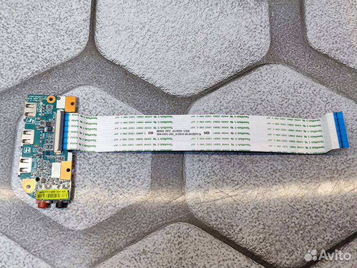 Плата аудио USB разъёмов ноутбука Sony VPC-EC