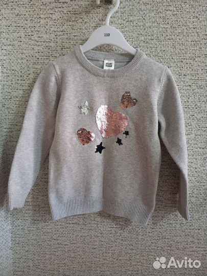 Кофта для девочки 110 размер