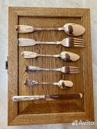 Набор «Эгоист» Царская Россия. Серебро 84 пробы