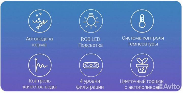 Умный Аквариум xiaomi 30 L