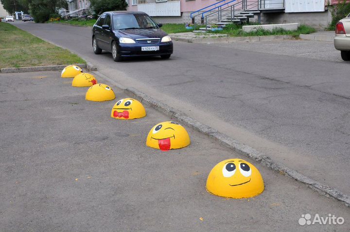 Полусфера парковочная