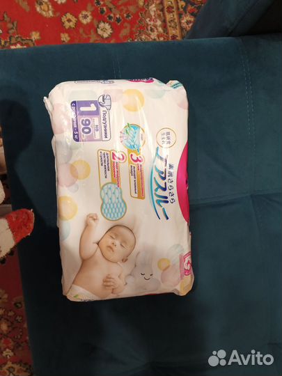 Подгузники merries nb1 50 штук