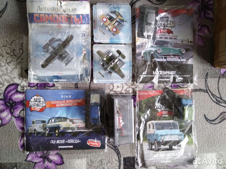 Модели газ-победа, Ferrari, танки, самолеты