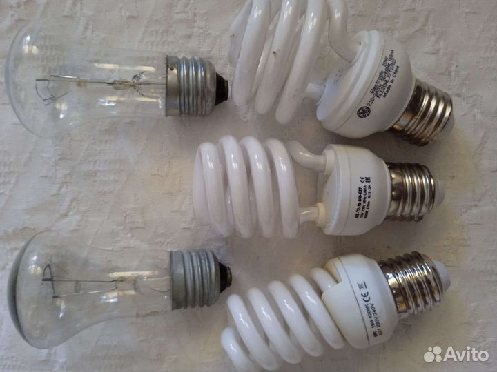 Лампочки разные 11 штук