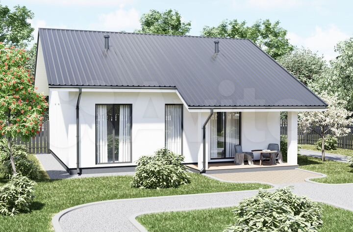 Дом 71 м² на участке 7 сот.